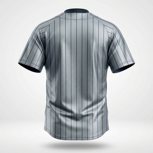 Camisetas de Béisbol Personalizables de Primera Calidad, Transpirables, 100% Poliéster, para Adultos, Unisex, Ropa Deportiva, Cuello en V, Impresión por Transferencia de Calor - Product Image 3