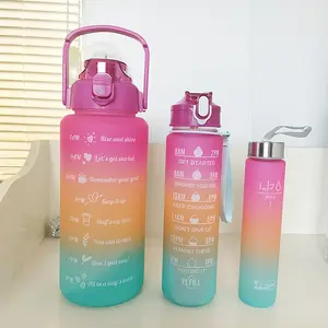 中国供应商新品牌塑料水瓶渐变水瓶大容量水瓶