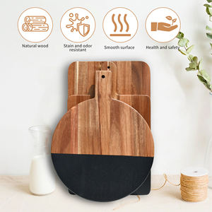 Planche à découper en bois en vrac cuisine hacher rectangulaire grand pour viande fromage pain légumes Fruits - Product Image 6