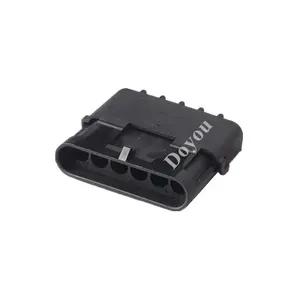 12015799 12010975 - Delphi Weer Pack 6 Way Black Verzegelde Mannelijke Vrouwelijke Connector