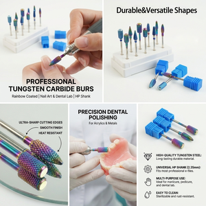 Uitverkoop RVS Tandheelkundige Boor 2 35mm HP Super Fijne Balvorm voor Tanden Polijsten Sieraden Afwerking Origineel - Product Image 4