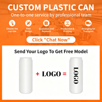 Boîte en plastique avec logo personnalisé et couvercle facile à ouvrir en PET pour conteneur personnalisé 500ml 1000ml 200ml 250ml 700ml 300ml 400ml 150ml 350ml 16oz