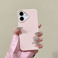 Étui en cuir pour iPhone 16 Pro Max étui iPhone 11 12 13 14 15 Pro Max 16 Plus couleur unie Silicone souple antichoc couverture mate
