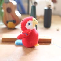 Dessin animé oiseau jouets en peluche Dodos porte-clés poupée en peluche doux Mini oiseau animaux en peluche jouets moineau perroquet pingouins Toucan perroquet