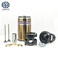 Kit de chemises de cylindre de moteur 3406 3408 3412, jeu de segments de piston 192-2208 192-9322 317-8766 253-1752, pièces de moteur d'excavatrice