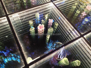 Multi-Layer มุมมอง LED แบบพกพา Light Up 3D Spark งานแต่งงานเวที LED เต้นรำชั้นสำหรับขาย - Product Image 5