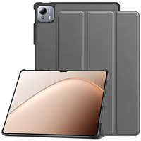 Étui pour Xiaomi Pad 7 Ultra, support magnétique multi-angles à trois volets, étui de tablette en cuir PU, fonction de mise en veille/réveil automatique, étui intelligent pour tablette