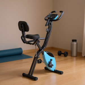 จักรยานออกกำลังกายแบบตั้งตรง Db X Bike ปรับแรงต้านได้ 16 ระดับ พร้อมที่วางแขนแบบพับได้ พนักพิงหลัง สำหรับใช้ในบ้าน - Product Image 2
