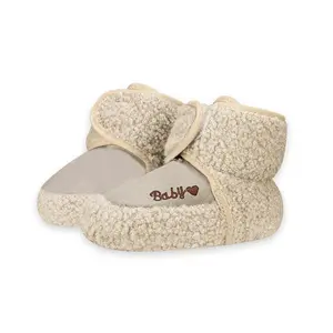 冬季婴儿棉鞋0至1岁幼儿步行鞋毛绒保暖软底nti防滑婴儿预步鞋