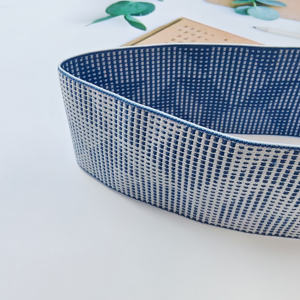 Sangle de livre élastique en nylon de 30mm de large personnalisée et bande de sangle de processus Jacquard pour boîte à déjeuner Produit de qualité supérieure du fabricant Bande de ceinture - Product Image 3