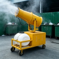Canon à brouillard portable 220V/380V pour l'agriculture avec atomisation à fine brume pour les zones minières