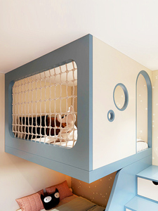 Progettazione Completa Personalizzata per <span class=keywords><strong>Cameretta</strong></span> Bambini <span class=keywords><strong>Letto</strong></span> <span class=keywords><strong>a</strong></span> Soppalco con Libreria e Scrivania Guardaroba - Product Image 2