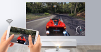 Mini Proyector Portátil Inteligente Android LCD LED con WiFi, Batería Integrada y Altavoces 4K para Cine en Casa, Compatible con P7 Pico