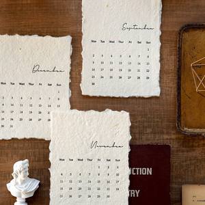 Papier aquarelle en coton 300 g/m² en gros, bords festonnés, texturé, pour croquis, peinture à l'eau, dessin, Saint-Valentin - Product Image 4