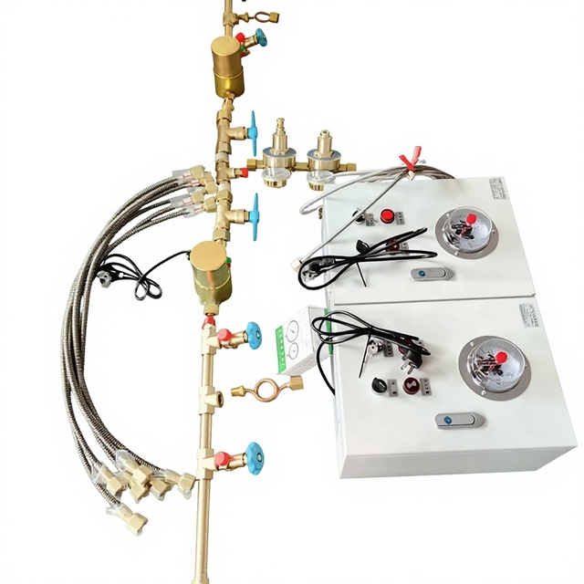 Medical & Industrial Gas Manifold System for LPG/Cylinder Applications Brass & Stainless Steel Eitok EGM002