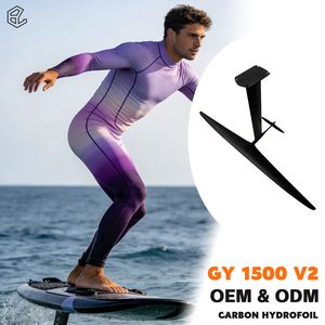 ชุดไฮโดรฟอยล์คาร์บอนขั้นสูง GY1500 V2 สำหรับการเล่นดาวน์วินด์ฟอยล์ในน้ำเปิดและการเล่นวิงฟอยล์ระยะไกลอย่างมีประสิทธิภาพ - Product Image 1