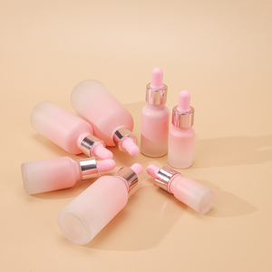Bán Buôn 5Ml/10Ml/15Ml/20Ml/30Ml/50Ml/100Ml Rõ Ràng Glass Hồng Tráng Chăm Sóc Da Tinh Dầu <span class=keywords><strong>Dropper</strong></span> Chai Cho Nhũ Tương Huyết Thanh - Product Image 2
