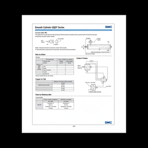 SMC Pneumatics Cylindre lisse CDQ2YB40-15DCMZ Pièces pneumatiques - Product Image 1
