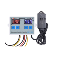 Thermostat numérique XK-W1099, écran LCD, USB, ABS, régulateur de température et d'humidité, capteur de contrôle du chauffage et du refroidissement