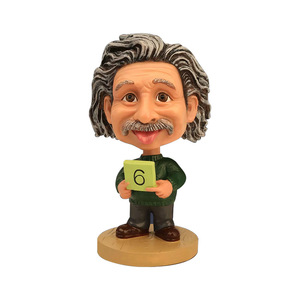 Sáng Tạo Tùy Chỉnh Xe Biểu Tượng Trang Trí Bobble Đầu Nhựa <span class=keywords><strong>Einstein</strong></span> Nhân Vật <span class=keywords><strong>B</strong></span>ức Tượng Thủ Công Quyến Rũ Nhà Trang Trí Mục - Product Image 6