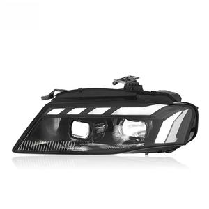 Nuovi Gruppi Ottici Anteriori per <span class=keywords><strong>Audi</strong></span> <span class=keywords><strong>A4</strong></span> 2009-2012 con Luci Diurne a <span class=keywords><strong>LED</strong></span> e Indicatori di Direzione Luminosi 12V 6000K - Product Image 5