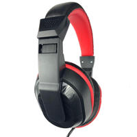 Casque filaire supra-auriculaire à réduction de bruit active, contrôle tactile, basses améliorées, son de qualité studio, son surround pour le gaming