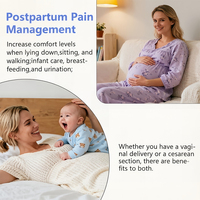 BINGFAN Coussin de refroidissement post-partum personnalisé avec logo, compresse de glace périnéale, kit de soins de maternité, billes de gel pour soulager la douleur et contrôler l'enflure