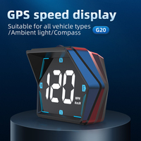 WiiYii G20 Nouveau projecteur LED HUD pour pare-brise, compteur de vitesse de voiture facile à brancher, accessoires automobiles essentiels