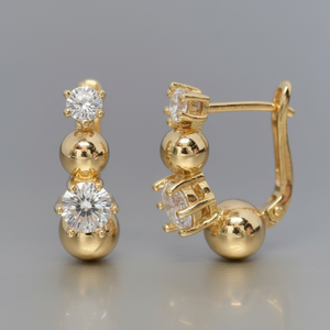 Di alta qualità in ottone cerchio Design polsini auricolari per le donne regolabile gioielli classici oro carino per ogni giorno feste di matrimoni - Product Image 2