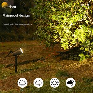 Lámpara Solar LED para Jardín, Patio, Paisaje, con Luz de Pared y Foco Impermeable que Cambia de Color - Product Image 3