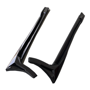 Auto Car LED Front Bumper Lip Bodykit for 2016-2018 Bumper Guard Side Skirt with Exhaust Cut-Outs Made From Plastic - Product Image 6