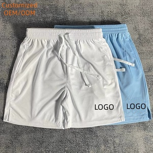 Shorts de basket-ball unisexes avec logo personnalisé, 100% polyester, poches en mesh, respirants, grande taille, séchage rapide - Product Image 1