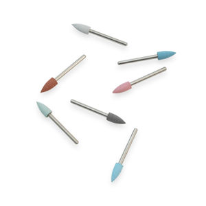 FG2403,FG2405 fresa dentale lucidatrice in gomma con gambo FG per attrezzature da laboratorio odontoiatriche in porcellana e resina - Product Image 5