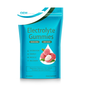 Gummies Électrolytiques Hydratantes OEM en Promotion : Complément Liquide Quotidien avec Minéraux, Potassium et Sel Naturel - Product Image 1