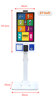 Kiosque de paiement en libre-service à écran tactile capacitif multi-tailles, terminal POS, Android/Windows OS, Wi-Fi 6/Bluetooth 5.2/NFC