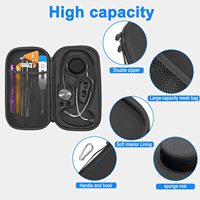 Mallette à outils personnalisée pour stéthoscope infirmière EVA rigide et étanche portable pour fabricants 3M Littmann ODM/OEM