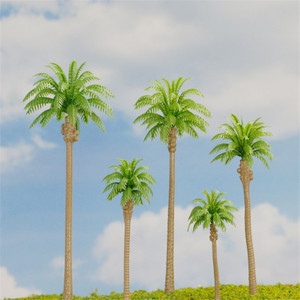 Mô Hình Kiến Trúc Trang Trí Thu Nhỏ Cây Cọ Nhân Tạo Trong Ho Train Bố Trí Mô Hình Bộ Dụng Cụ Xây Dựng Đồ Chơi - Product Image 5