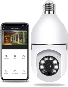 YIIOT Bohlam 2MP 5MP, Bohlam 360 IR Penglihatan Malam Cahaya Ganda Ponsel Pintar Remote View CCTV Jaringan Keamanan Nirkabel