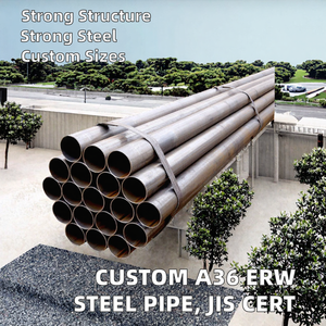 Tuyau en acier rond soudé ERW certifié ASTM, tube structurel personnalisé de 800 mm à 1000 mm pour la construction - Product Image 2