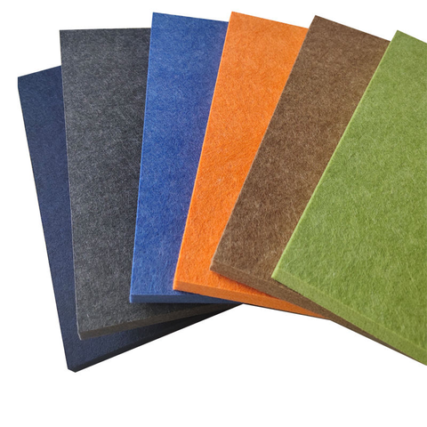 New Self-adhesive Hexagon Polyester Fiber Sound-Absorbing Panel Hexagon Pet Felt Sound Proof Wall Panels Acoustic Panels