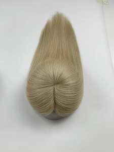 Cabello brasileño de alta calidad Topper Cabello humano virgen Remy con base de seda Parte media Estilo recto Más colores para mujeres - Product Image 3