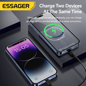 <span class=keywords><strong>ESSAGER</strong></span> produit chaud 15W 5000mah petite banque d'alimentation magnétique sans fil centrale électrique Portable 20W Pd Mini <span class=keywords><strong>Powerbank</strong></span> pour Iphone - Product Image 4