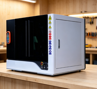 Équipement de découpe laser à fibre de bureau 2030, 1500W, zone de travail 200*300mm, découpeuse laser CNC de précision pour atelier de bijouterie
