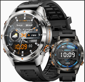 Reloj Inteligente KT80 AMOLED Deportivo con Correa de Acero Inoxidable, Monitor de Actividad Física, Recordatorio de Llamadas para Android Unisex - Product Image 1