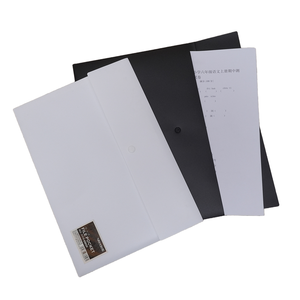 Không thấm nước PP nhựa thư mục trình bày với <span class=keywords><strong>Snap</strong></span> Fastener <span class=keywords><strong>Closure</strong></span>-A4 Kích thước tập tin túi cho văn phòng tài liệu lưu trữ - Product Image 4