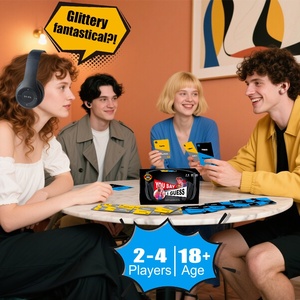 <span class=keywords><strong>Jeu</strong></span> de société interactif pour fête avec casque, <span class=keywords><strong>jeu</strong></span> de cartes de devinettes, <span class=keywords><strong>jeu</strong></span> de table amusant pour la famille et les enfants, de haute qualité - Product Image 1