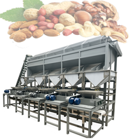 Multi-laagse vibrerende noten sorteermachine complete productielijn voor het sorteren van walnoten, amandelen, pistachenoten en pinda's op maat.