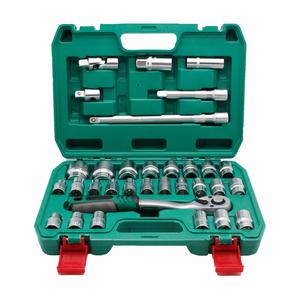 Kit d'outils à main robustes 32 pièces, très vendu, avec clés à douille, cliquet rapide et barre d'extension pour réparation automobile - Product Image 2