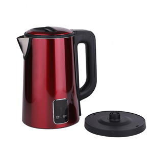 Bouilloire électrique 2L en acier inoxydable, double paroi anti-brûlure, maintien au chaud, arrêt automatique, base rotative à 360 degrés - Product Image 3