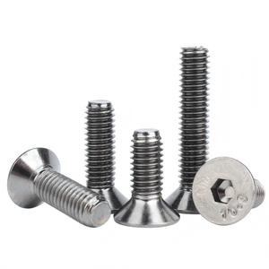 Vis à tête fraisée hexagonale à six pans creux, nickelée noire mate, DIN7991 <span class=keywords><strong>M3</strong></span> x 4mm 5mm 6mm 8mm 12mm 14mm 16mm 18mm 20mm - Product Image 4